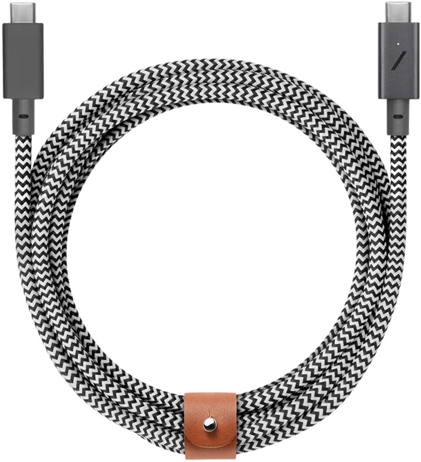 Кабель USB-C to USB-C Native Union Belt Cable Pro 240W Zebra (2.4 m)